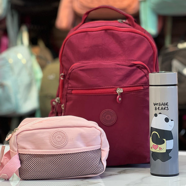 🔥OFERTA🔥KIT MORRAL, CARTUCHERA Y TERMO INTELIGENTE