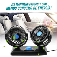 Ventilador 2 en 1 para carro