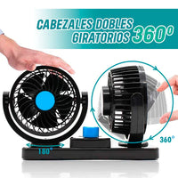 Ventilador 2 en 1 para carro
